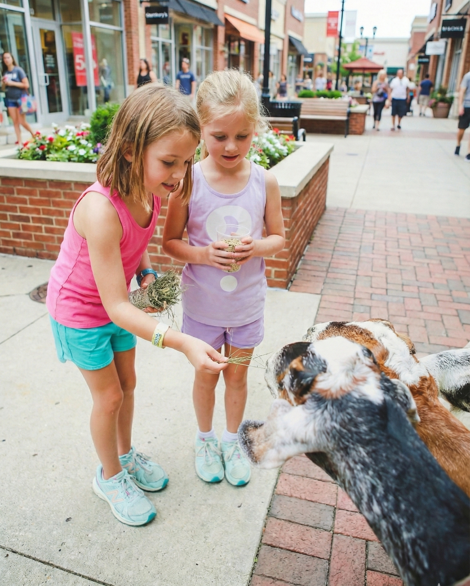 A petting zoo is a great idea for your corporate event